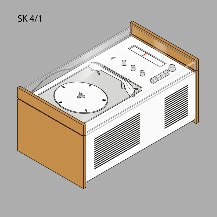 Braun SK 4 radio-phonograph designed by Dieter Rams and Hans Gugelot
