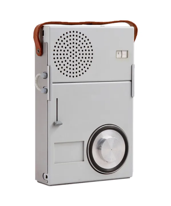 Braun TP1 portable radio and phonograph designed by Dieter Rams